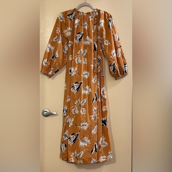 THE GREAT. NWOT Derby Midi Dress in Amber Antique Floral - Picture 5 of 9